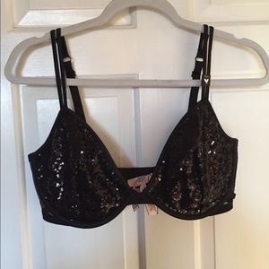 Victoria Secret sexy tee sequin demi bra- 38DD